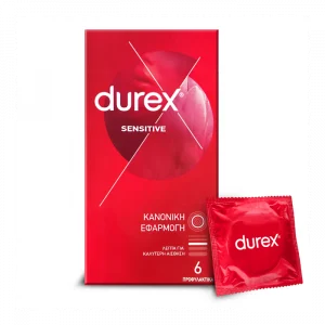 Προφυλακτικά Durex Sensitive 6τμχ.