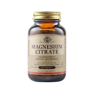 SOLGAR MAGNESIUM CITRATE 60 TABLETS