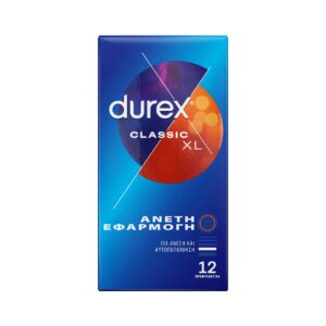 Durex Classic ΧL Άνετη Εφαρμογή 12 τεμάχια.