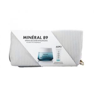 Vichy Mineral 89 ενυδατική κρέμα προσώπου + ΔΩΡΟ Purete Thermale 3 in 1 Γαλάκτωμα Καθαρισμού Προσώπου 100ml