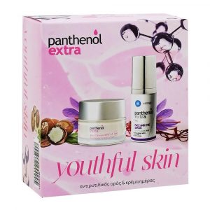 Panthenol Extra Youthful Skin κρέμα ημέρας SPF15, 50ml + ορός προσώπου & ματιών
