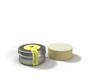 Στερεό βούτυρο σώματος με 100% βιολογικό συνδυασμό από άνθη λεμονιάς, εκχύλισμα σταφυλιού και φυτικό κερί Candelilla 65gr.