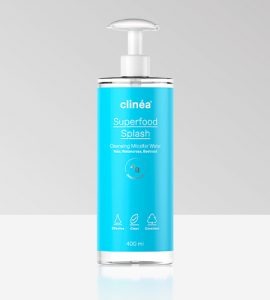 Clinea Superfood Splash Νερό καθαρισμού Micellar 400ml