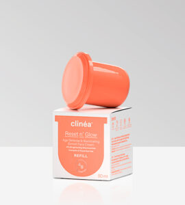 Clinea Refill Reset n’ Glow Sorbet κρέμα προσώπου αντιγήρανσης και λάμψης 50ml