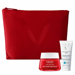 Set Liftactiv Collagen Specialist Day Cream, 50ml & Free Purete Thermale 3in1 One Step Cleanser, 100ml & Pouch, 1set