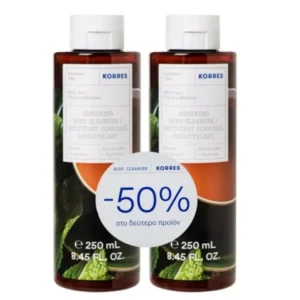 Korres Promo (- 50% στο Δεύτερο Προϊόν) πράσινου τσαγιού Αφρόλουτρο, 2x250ml
