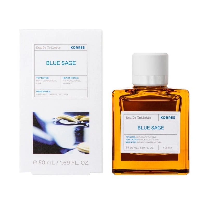 0992b8ed0a174e842b44a6bb1db8527f.jpg Korres Eau De Toilette Άρωμα Blue Sage 50ml - Image 1