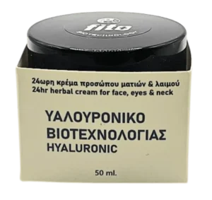 Fito Hyaluronic 24ωρη Φυτική Κρέμα Προσώπου, Ματιών & Λαιμού, ΥΑΛΟΥΡΟΝΙΚΟ ΒΙΟΤΕΧΝΟΛΟΓΙΑΣ 50ml