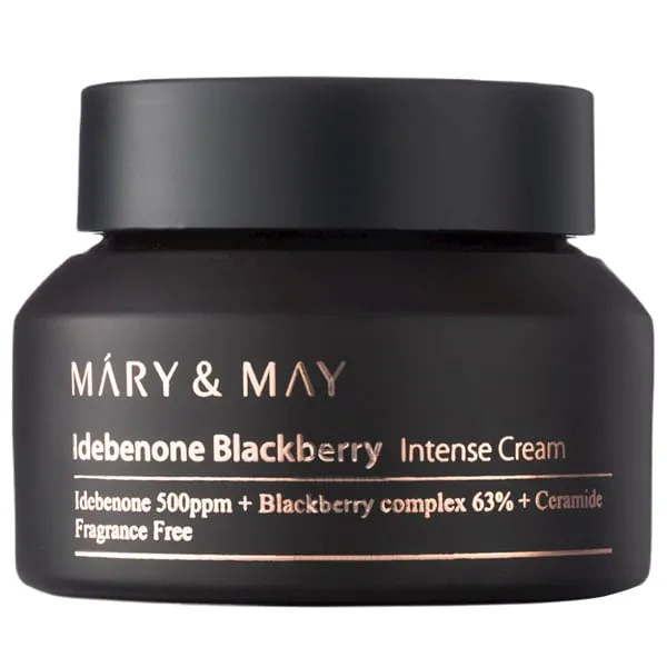 Mary & May Idebenone & Blackberry 48ωρη Κρέμα Προσώπου για Ενυδάτωση, Αντιγήρανση & Σύσφιξη με Βιταμίνη C & Ceramides 70ml