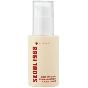 K-Secret Seoul 1988 Retinal Liposome 2% + Black Ginseng Αντιγηραντικό Serum Προσώπου & Ματιών με Bakuchiol & Ρετινάλη για Λάμψη & Αποτοξίνωση 30ml