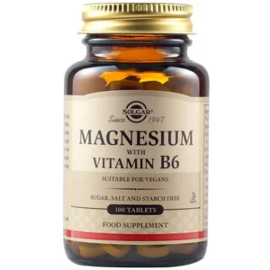 Solgar Magnesium with Vitamin B6, 100tabs