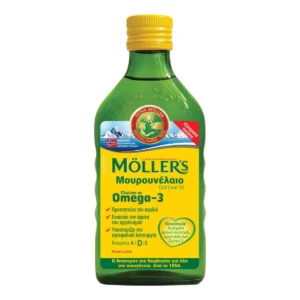 Moller's Μουρουνέλαιο Lemon Παραδοσιακό Μουρουνέλαιο σε Υγρή Μορφή με Γεύση Λεμόνι, 250ml