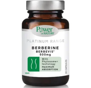 Power of Nature Platinum Range Berberine 500mg, 30caps