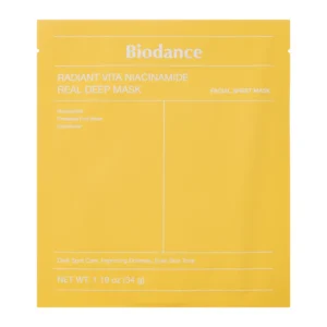 Biodance Radiant Vita Niacinamide Real Deep Mask Μάσκα Προσώπου Νυκτός για Λάμψη