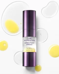 Missha Time Revolution Retinol Shot 500 Ampoule 10ml-Προηγμένος ορός ρετινόλης 10ml
